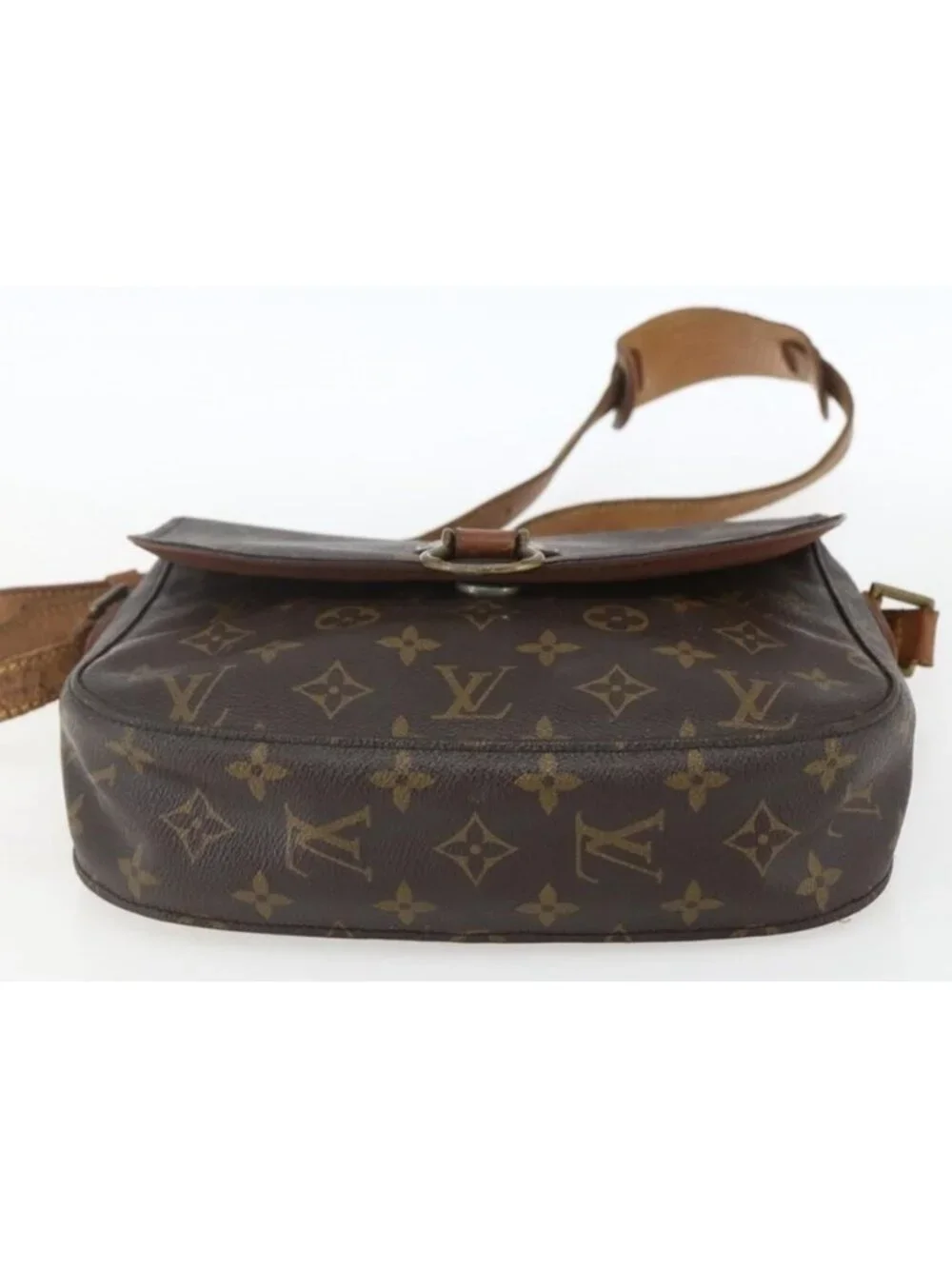 Authentic LOUIS VUITTON Monogram Saint Cloud GM Shoulder Bag M51242 LV